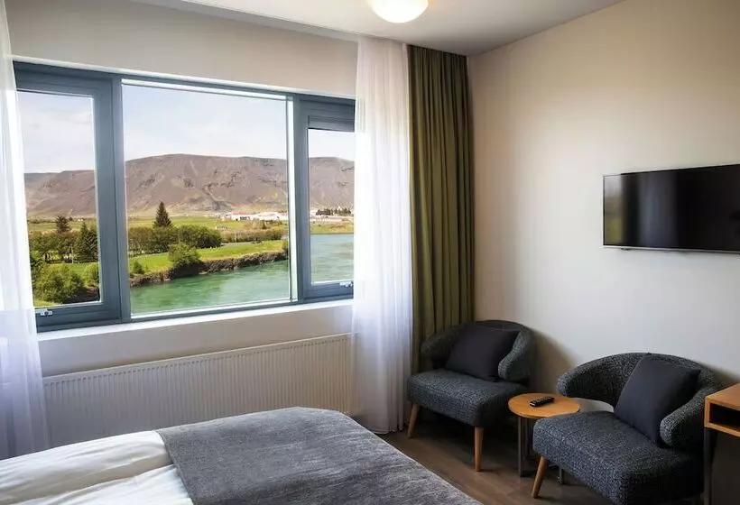 Premium room with river view, Selfoss