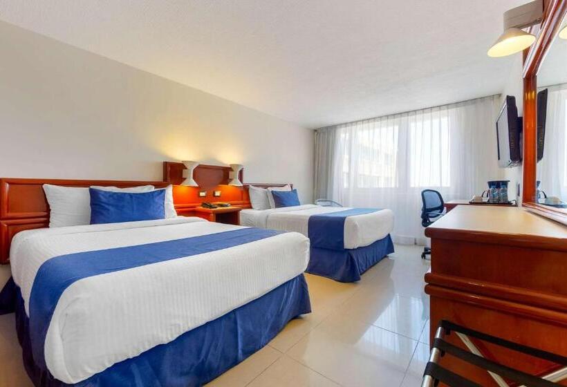 스탠다드 룸 더블 침대 2개, Hostal De Cortés