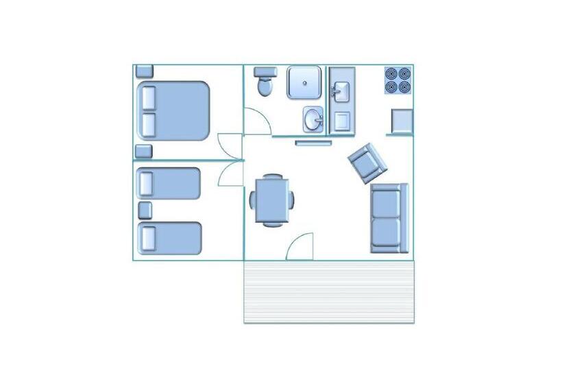 منزل غرفتين نوم, Coastal Motor Lodge