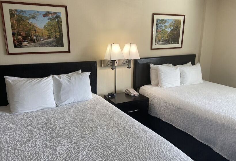 带2个双人床的标准工作室, University Inn Duke