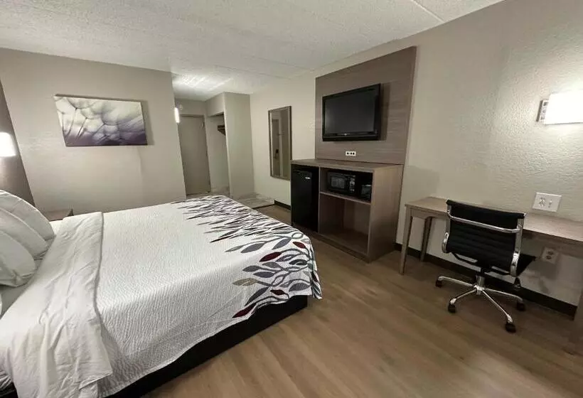 キングサイズベッドのデラックスルーム, Red Roof Inn Richmond, Va   W Broad St