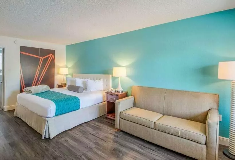 キングサイズベッドのスタンダードルーム, Rodeway Inn Port Richey North
