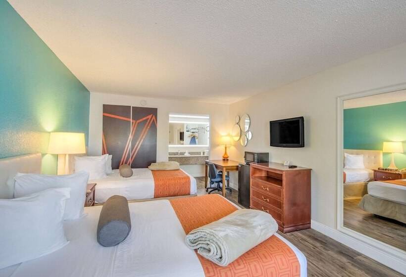 스탠다드 룸 더블 침대 2개, Rodeway Inn Port Richey North