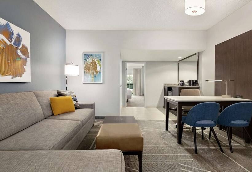 غرفه قياسيه سريرين مزدوجين, Embassy Suites By Hilton Milpitas Silicon Valley