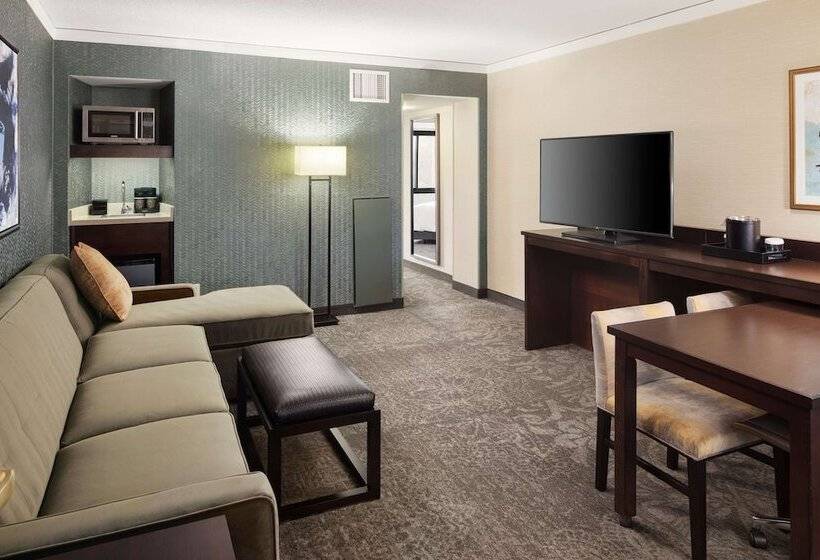 מיטת קינג בסוויטה, Embassy Suites By Hilton Tysons Corner