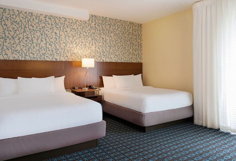 غرفه قياسيه سريرين مزدوجين, Fairfield Inn & Suites By Marriott Los Angeles Lax/el Segundo