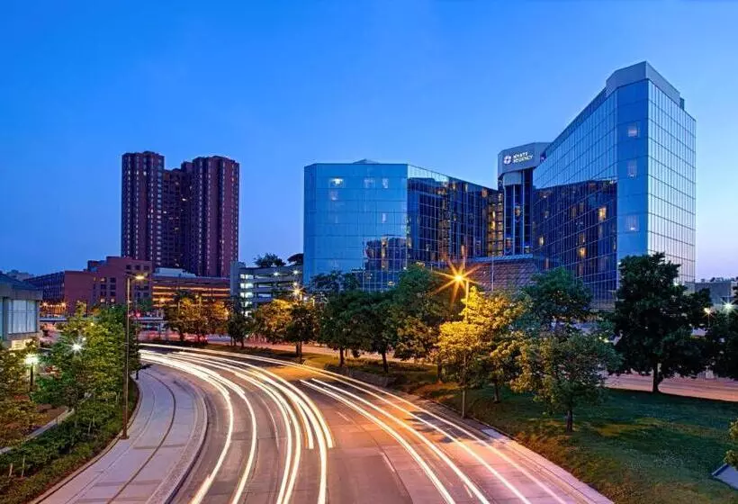 景色の見えるダブルベッドスタンダードルーム, Hyatt Regency Baltimore