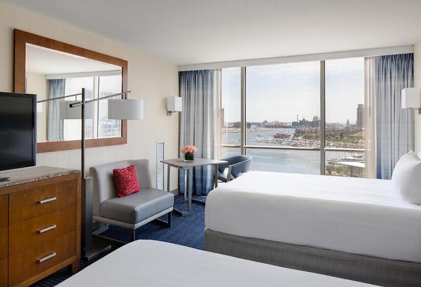 带2个双人床的标准工作室, Hyatt Regency Baltimore