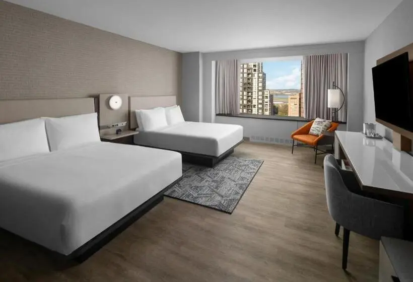 クイーンサイズベッドのスタンダードルーム, Crystal City Marriott At Reagan National Airport