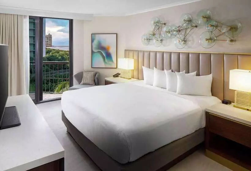 キングサイズベッドのスタンダードルーム, Hilton Marco Island Beach Resort And Spa