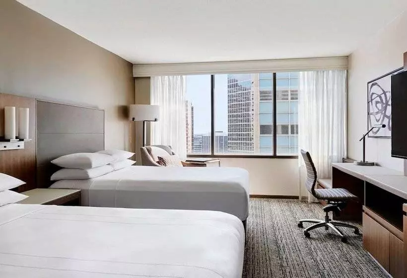 ２ダブルベッドのスタンダードルーム, Houston Marriott Medical Center/museum District