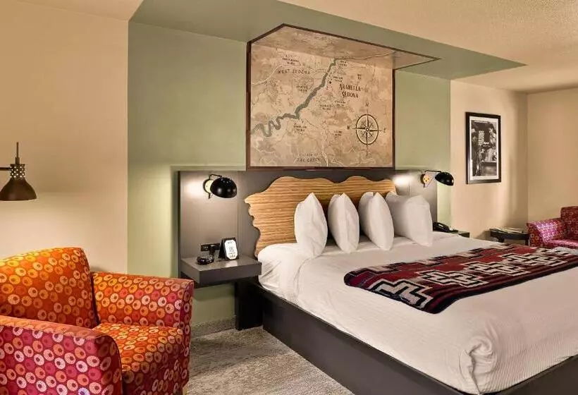 اتاق دلوکس با تخت کینگ و چشم‌انداز, Arabella Hotel Sedona