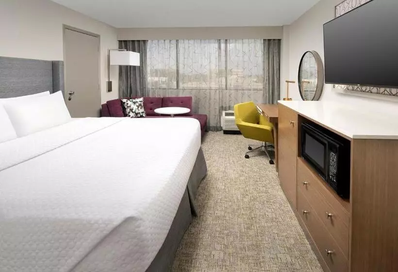 身障者適用キングサイズベッドルーム, Crowne Plaza San Antonio Airport By Ihg