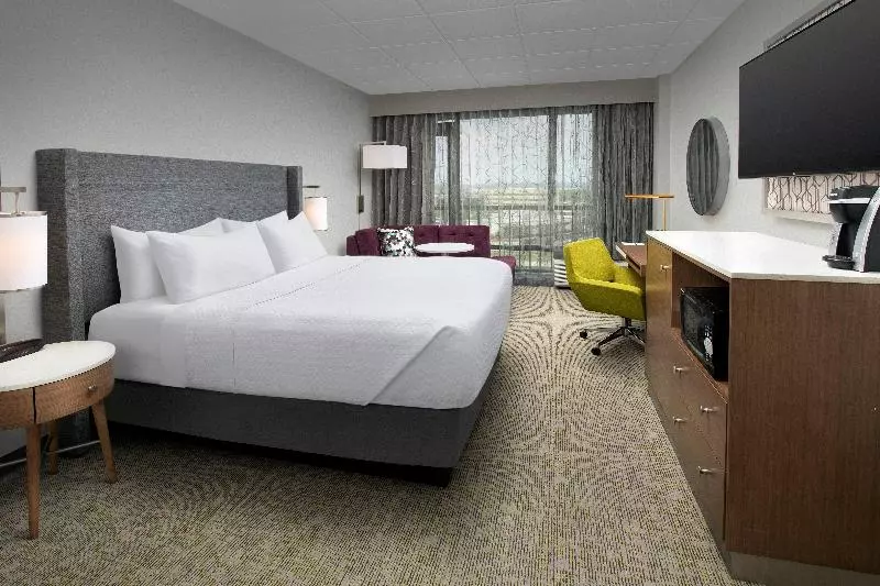 身障者適用キングサイズベッドルーム, Crowne Plaza San Antonio Airport By Ihg