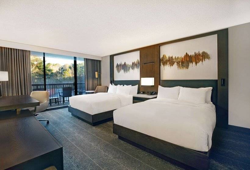 Номер Стандарт 2 Двуспальные Кровати, Hilton Peachtree City Atlanta Hotel & Conference Center