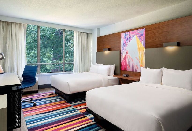 스탠다드 룸 더블 침대 2개, Aloft Miami Dadeland