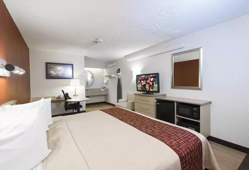 Deluxe-huone Soveltuu Liikuntarajoitteisille, Red Roof Inn Chicago  Joliet
