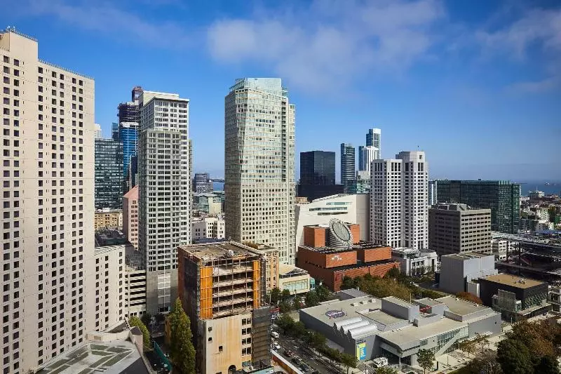 キングサイズベッドのスタンダードルーム, San Francisco Marriott Marquis Union Square