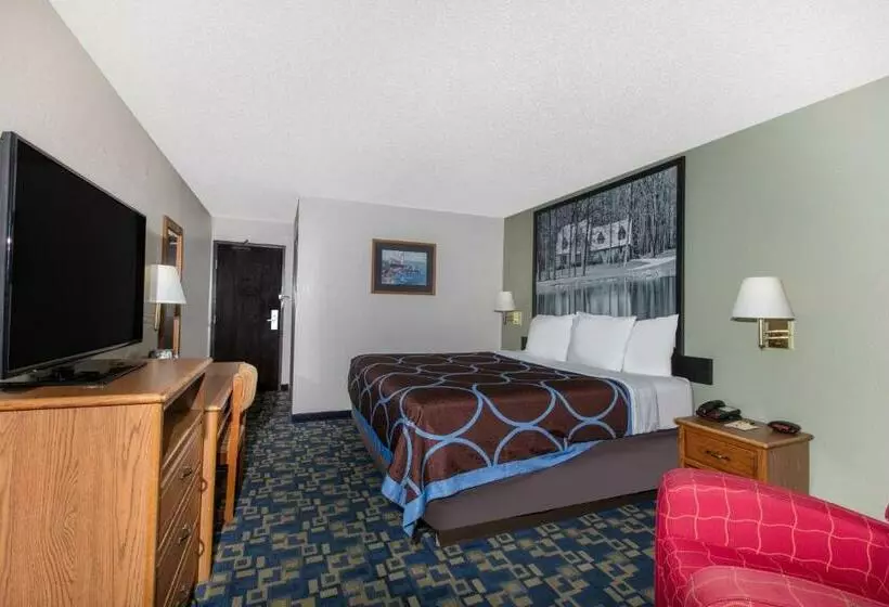 キングサイズベッドのスタンダードルーム, Super 8 By Wyndham Aberdeen Md