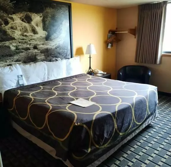 اتاق استاندارد با تخت بزرگ برای معلولان, Super 8 By Wyndham Watertown