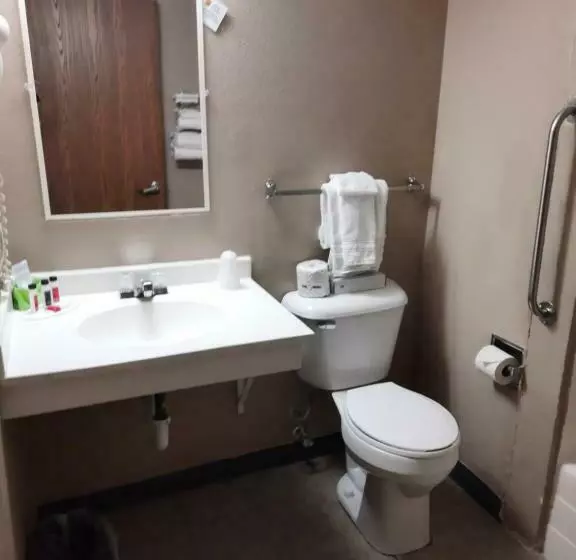 اتاق استاندارد با تخت بزرگ برای معلولان, Super 8 By Wyndham Watertown
