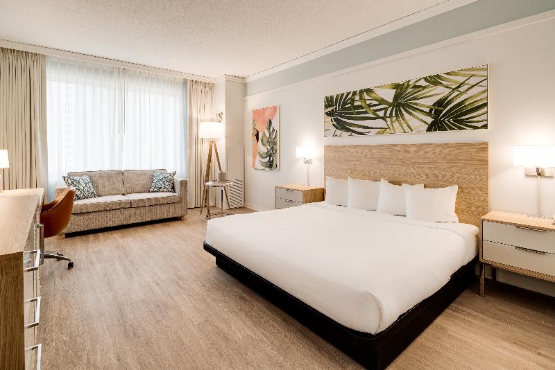 キングサイズベッドのスタンダードルーム, Showboat Hotel Atlantic City