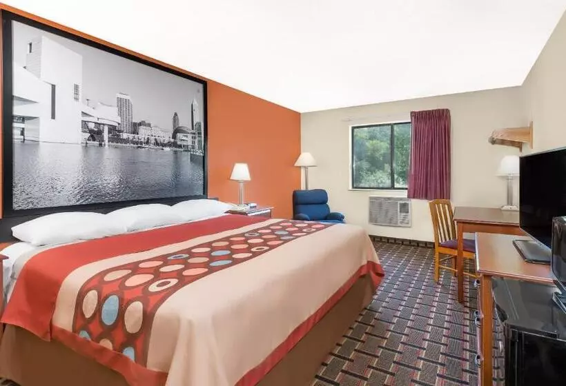 身障者適用スタンダードルーム, Super 8 By Wyndham Kent/akron Area