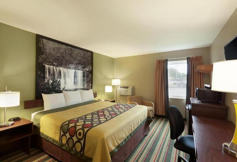 חדר דחוקס עם מיטת קינג, Super 8 By Wyndham Tuscola