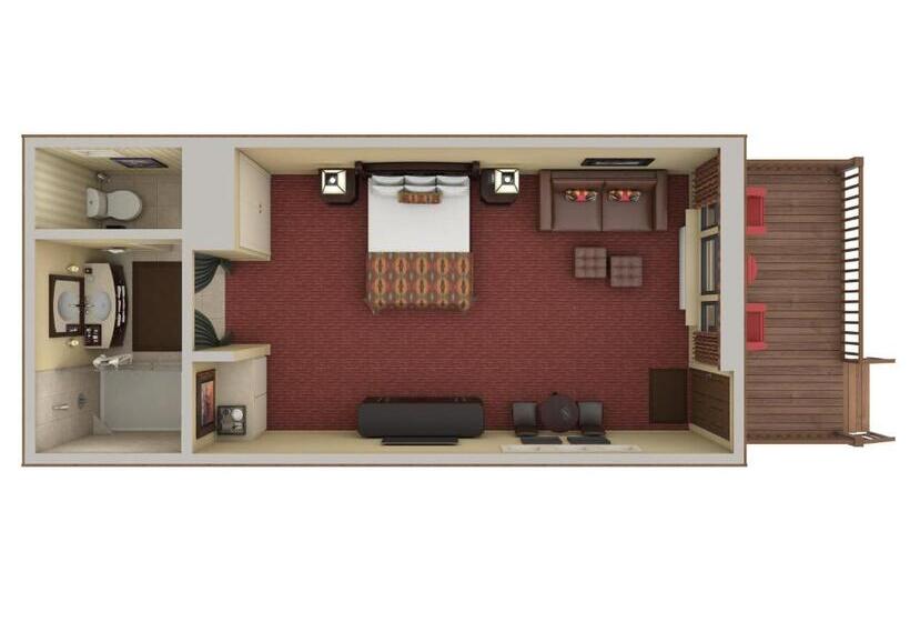 كابينة, Rustic Inn Creekside