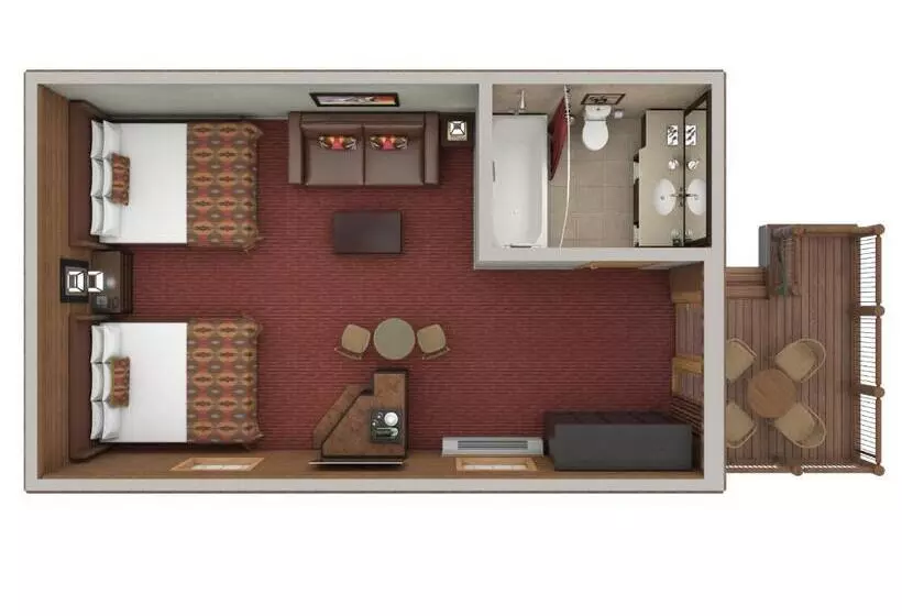 スーペリアールーム, Rustic Inn Creekside