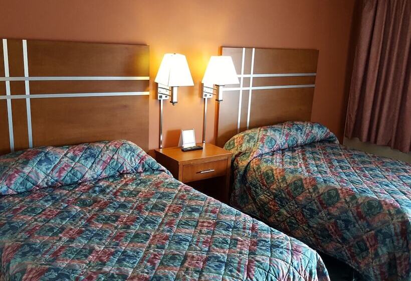 غرفه قياسيه سريرين مزدوجين, Travelers Lodge Motel Marshall