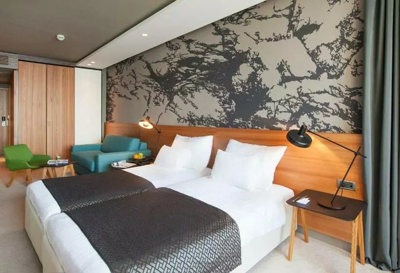 オーシャンビューデラックスルームバルコニー付き, Dubrovnik Palace