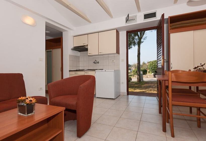 带1个卧室带花园景观的公寓, Maistra Select Villas Rubin Resort