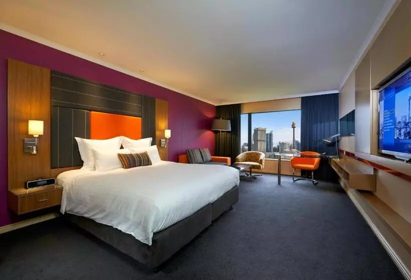 パークビューのデラックスルーム, Pullman Sydney Hyde Park
