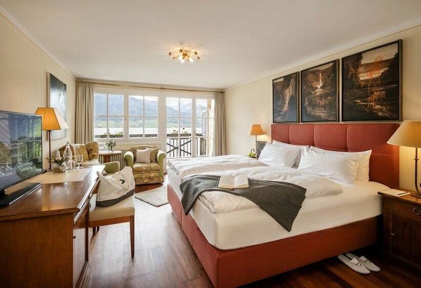 غرفة قياسية مطلّة علي البحيرة, Landhaus Zu Appesbach