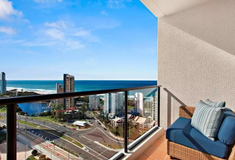 キングサイズベッドのデラックスルーム, Marriott Vacation Club At Surfers Paradise