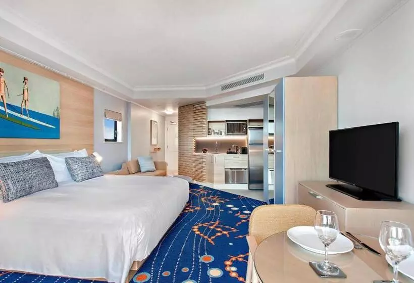 キングサイズベッドのデラックスルーム, Marriott Vacation Club At Surfers Paradise