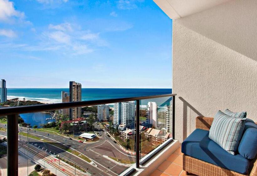 带大床的复式套间, Marriott Vacation Club At Surfers Paradise