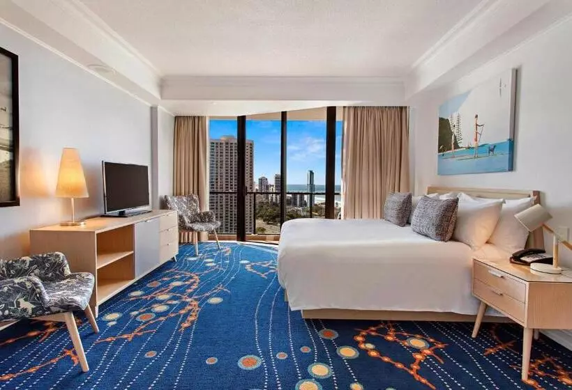キングサイズベッドのデラックスルーム, Marriott Vacation Club At Surfers Paradise