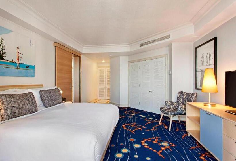 带大床的复式套间, Marriott Vacation Club At Surfers Paradise