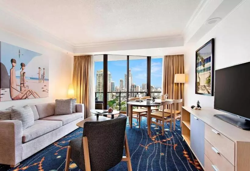 キングサイズベッドのデラックススイート, Marriott Vacation Club At Surfers Paradise