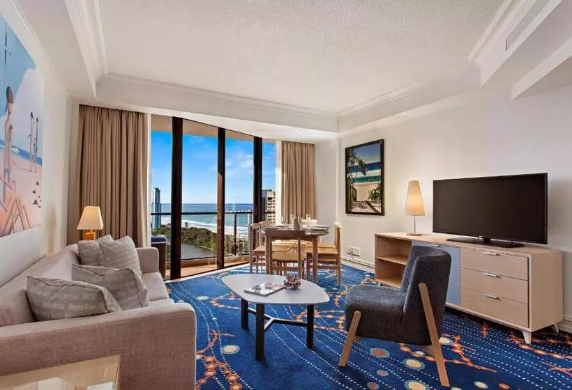 キングサイズベッドのデラックスルーム, Marriott Vacation Club At Surfers Paradise