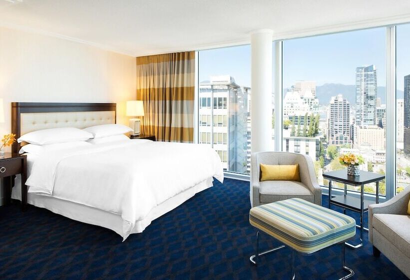 غرفة قياسية سرير مزدوج, Sheraton Vancouver Wall Centre