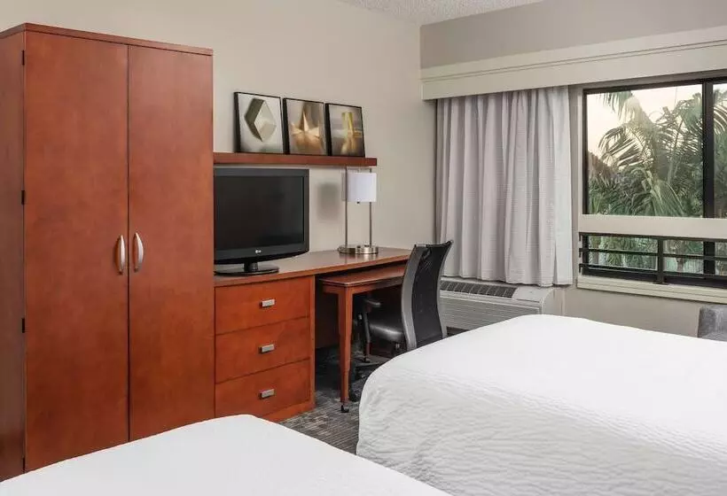 اتاق استاندارد با 2 تخت دوبل, Sonesta Select Miami Lakes