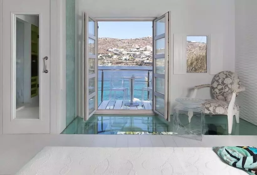 ویلای یک اتاق خوابه با استخر شنا, Kivotos Mykonos