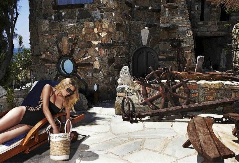 Вилла с 1 спальней и бассейном, Kivotos Mykonos