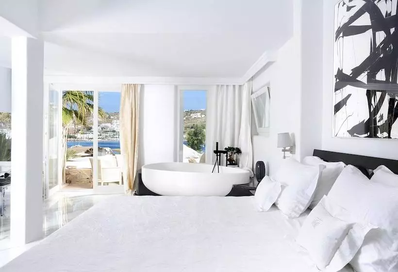 Deluxe Suite Sea View, Kivotos Mykonos