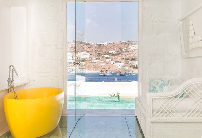 Люкс с Бассейном, Kivotos Mykonos