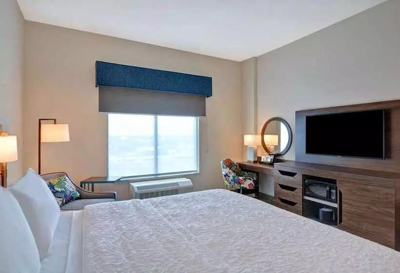 キングサイズベッドのスタンダードルーム, Hampton Inn & Suites Houghton