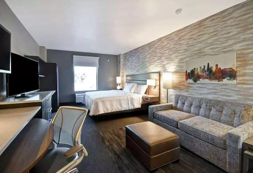 キングサイドベッドのスタンダードワンルーム, Hampton Inn & Suites Houghton